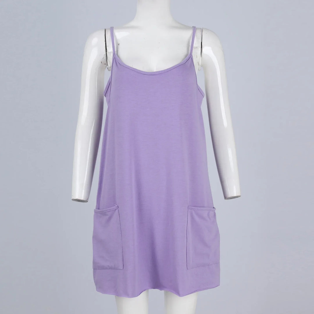 Luna | Robe Mini Sport Femme d’Été avec Poches