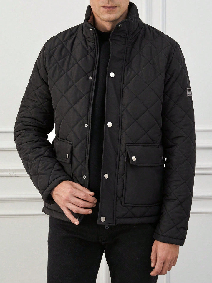 Doudoune Homme d’Hiver à Manches Longues – Chaude et Stylée