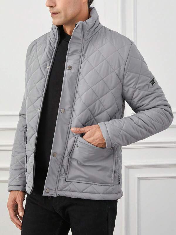 Doudoune Homme d’Hiver à Manches Longues – Chaude et Stylée