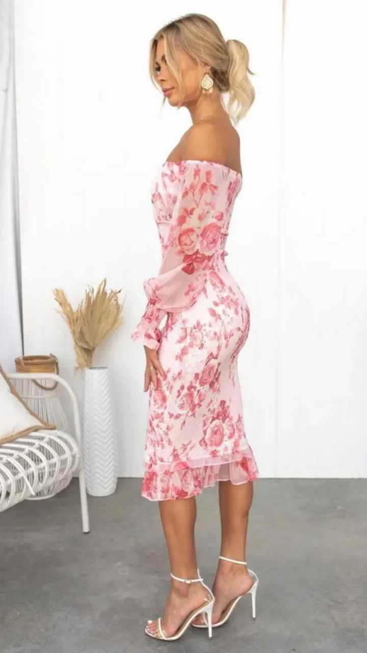 Kendall | Robe Midi Luxe (Presque épuisé)