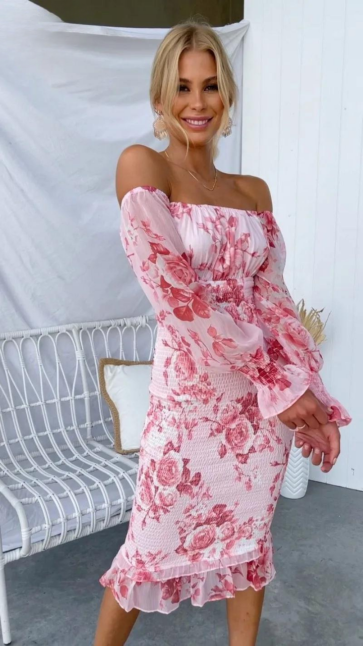 Kendall | Robe Midi Luxe (Presque épuisé)