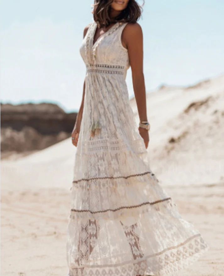 Nina | Robe Bohémienne de Luxe (Presque épuisée)