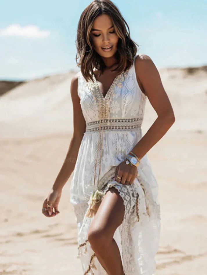 Nina | Robe Bohémienne de Luxe (Presque épuisée)