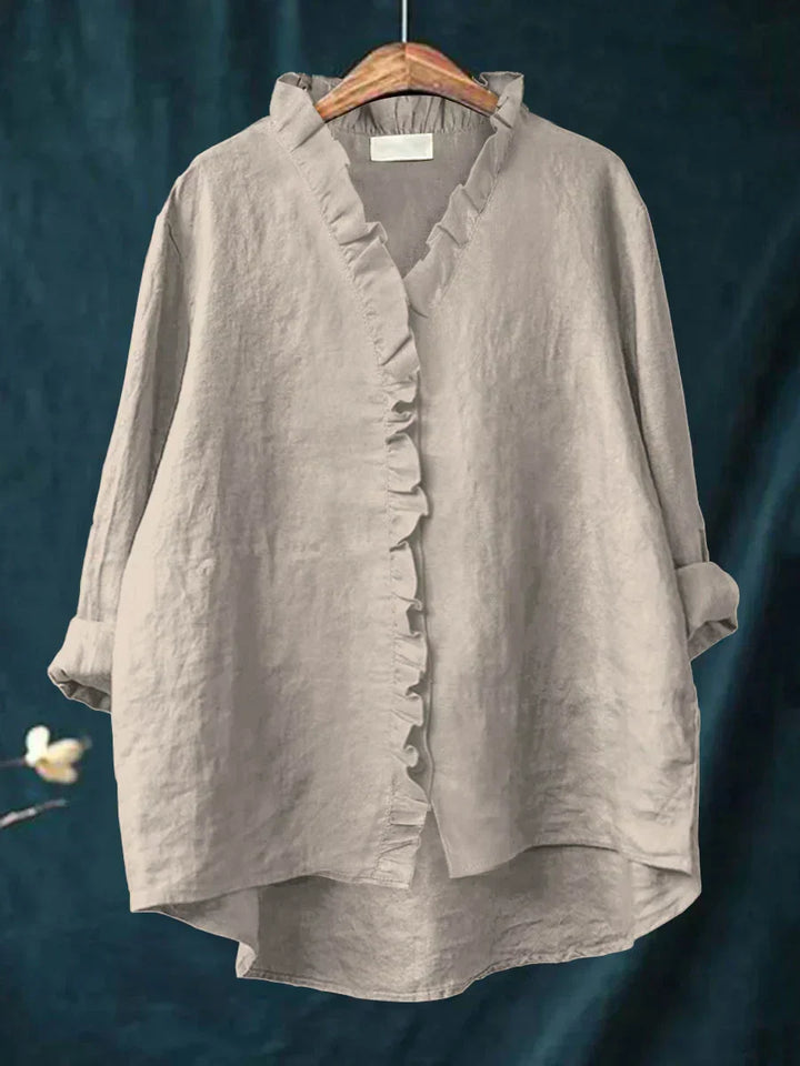 Chemise Almina Décontractée En coton & En Lin