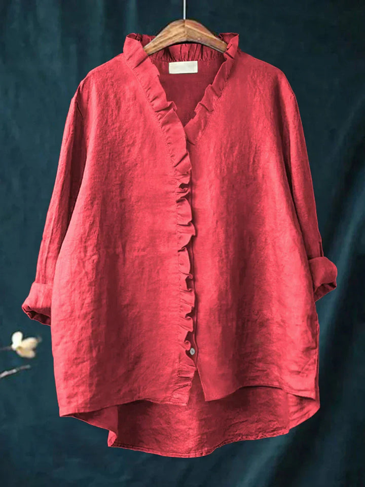 Chemise Almina Décontractée En coton & En Lin