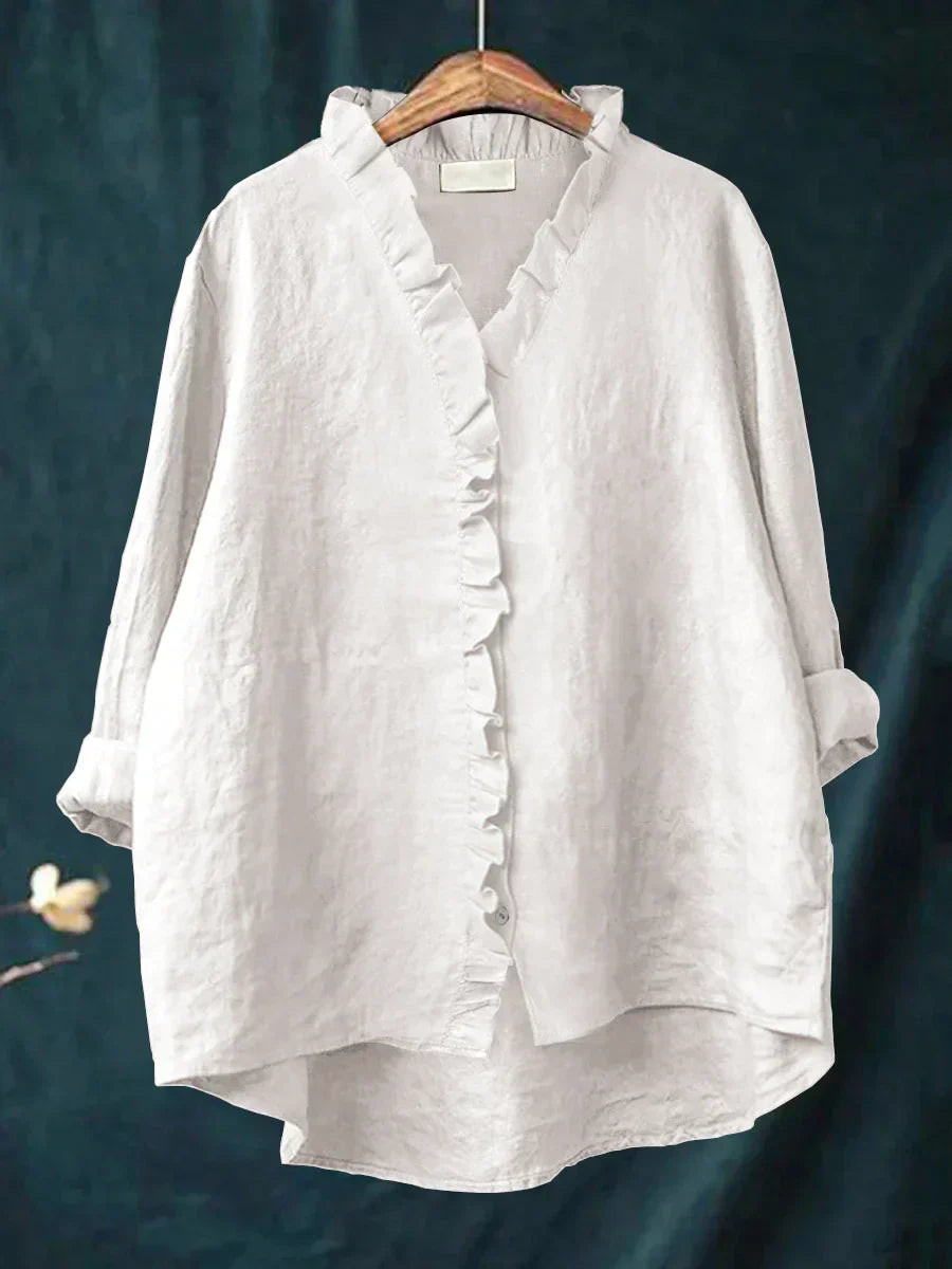 Chemise Almina Décontractée En coton & En Lin