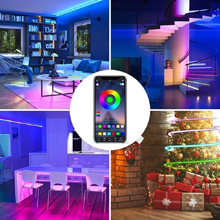 Guirlande Lumineuse LED Intelligente RVB avec Synchronisation Musicale