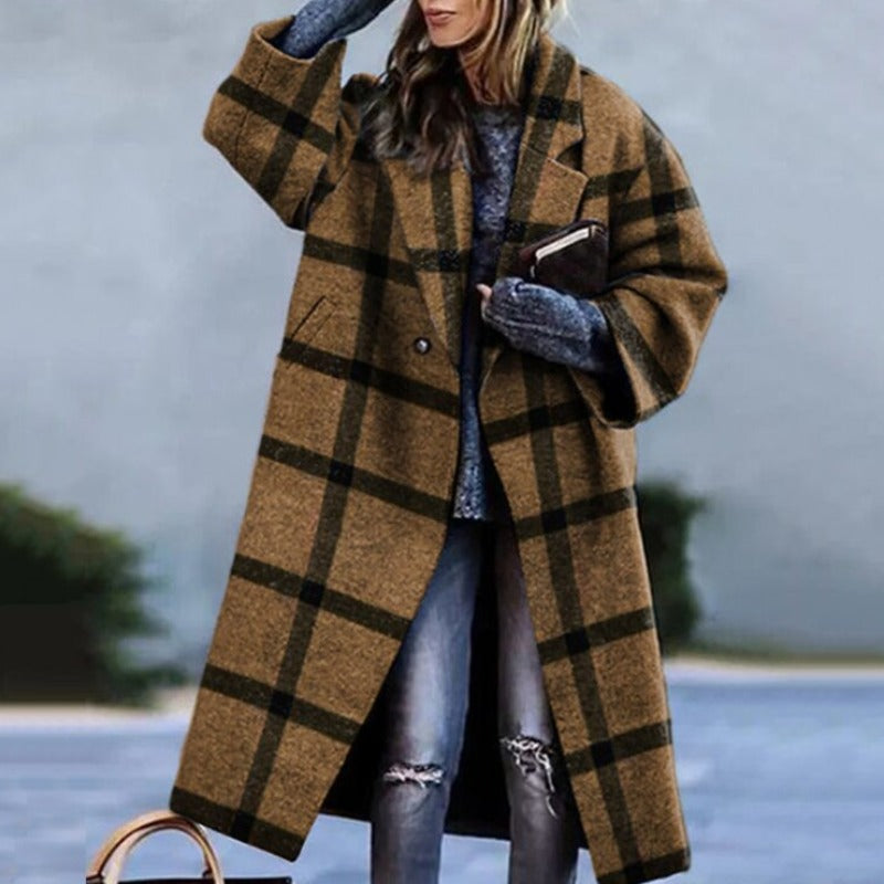 Karliney | Trench-Coat Long d’Hiver pour Femme | Chaud