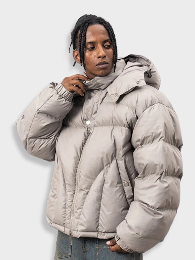 LUCAS | Parka Doudoune Puffer Homme Hiver | Chaude et a Capuche