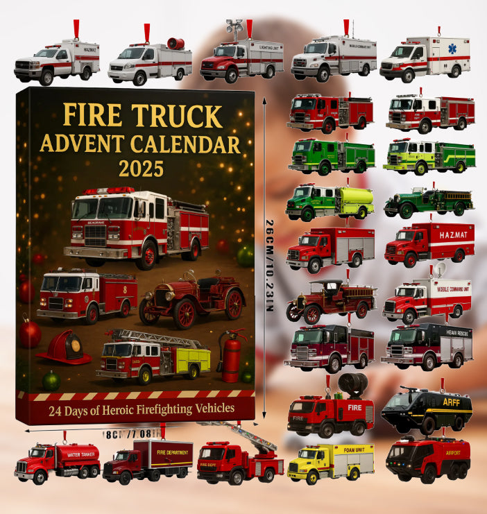 🎄 Calendrier de l'Avent Camion de pompiers 2025 🚒🔥