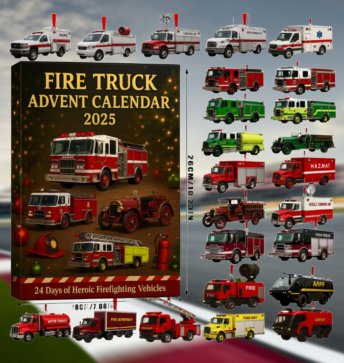 🎄 Calendrier de l'Avent Camion de pompiers 2025 🚒🔥