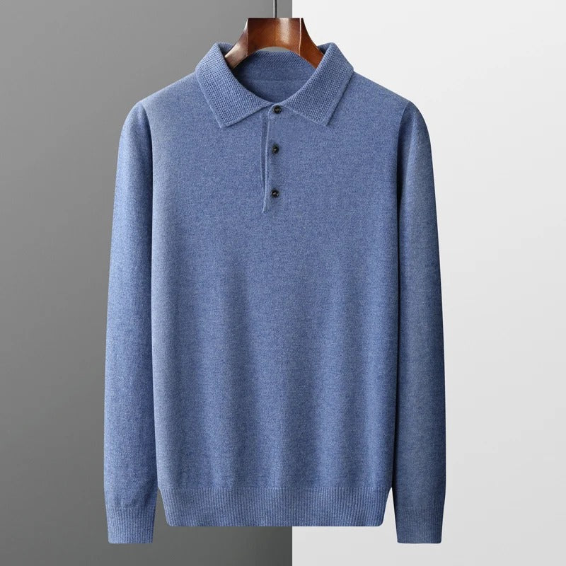 Maxence™ | Pull Polo en Cachemire