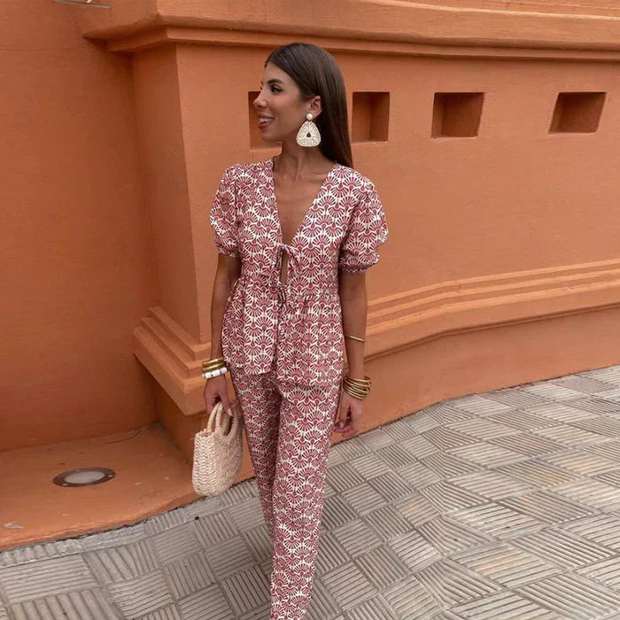 Élodie | Ensemble d’été chic deux pièces