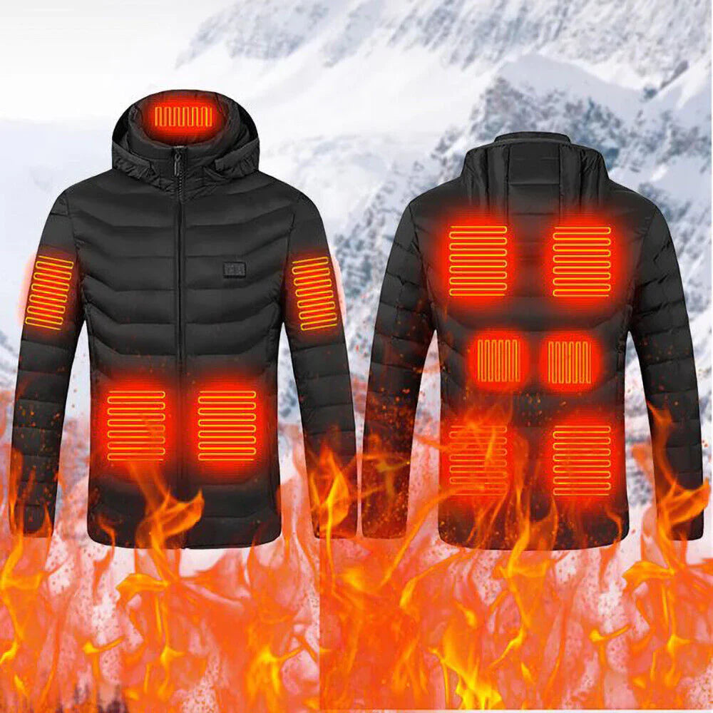 Veste chauffante unisexe