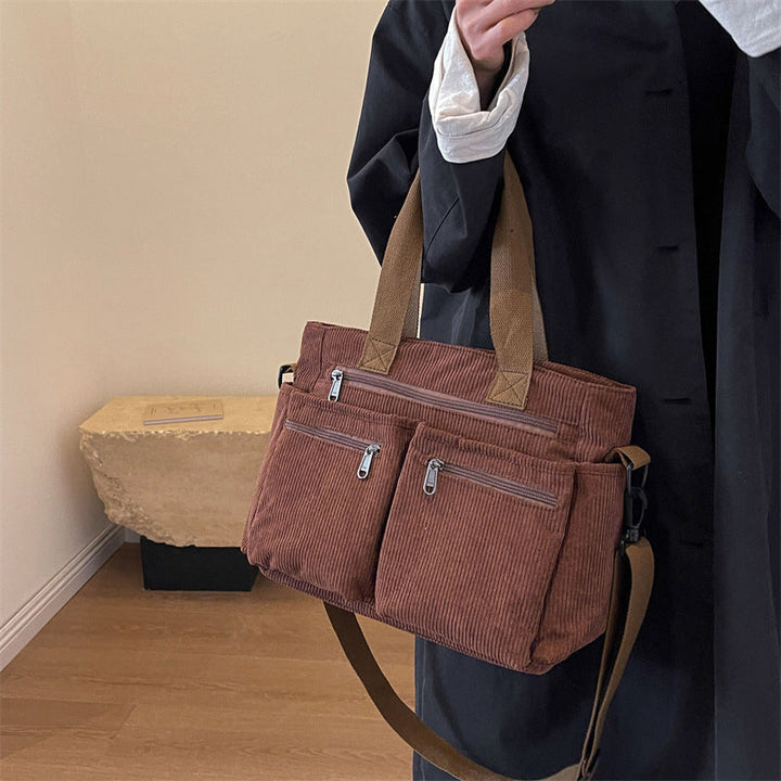 Sac En Velours Côtelé