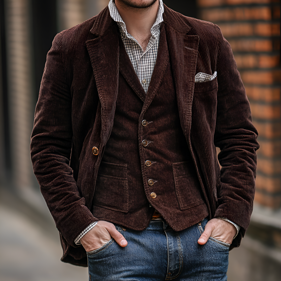 Quentin™ | Blazer Classique et Gilet