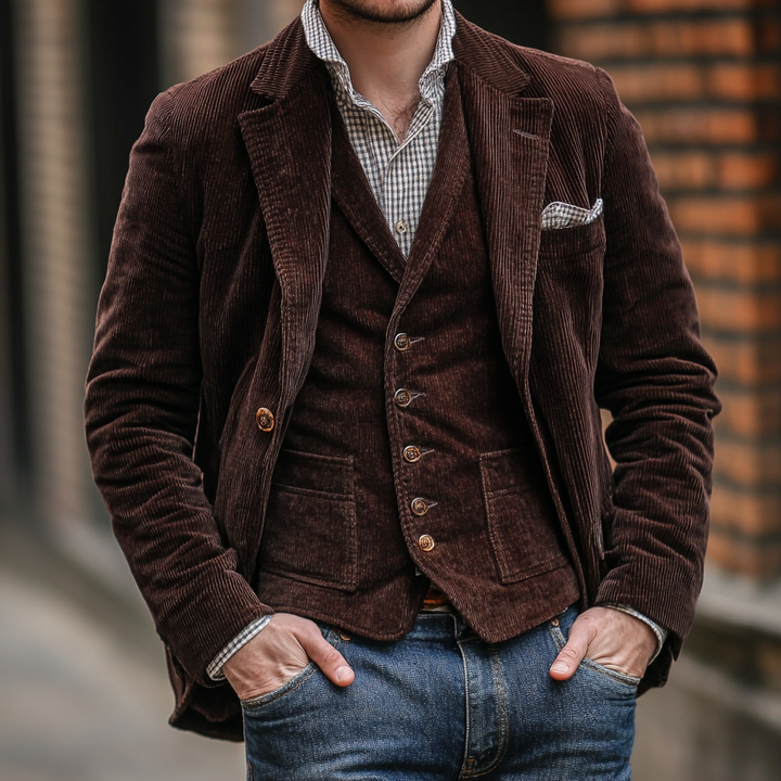 LÉONARD™ | VESTON ET GILET VINTAGE