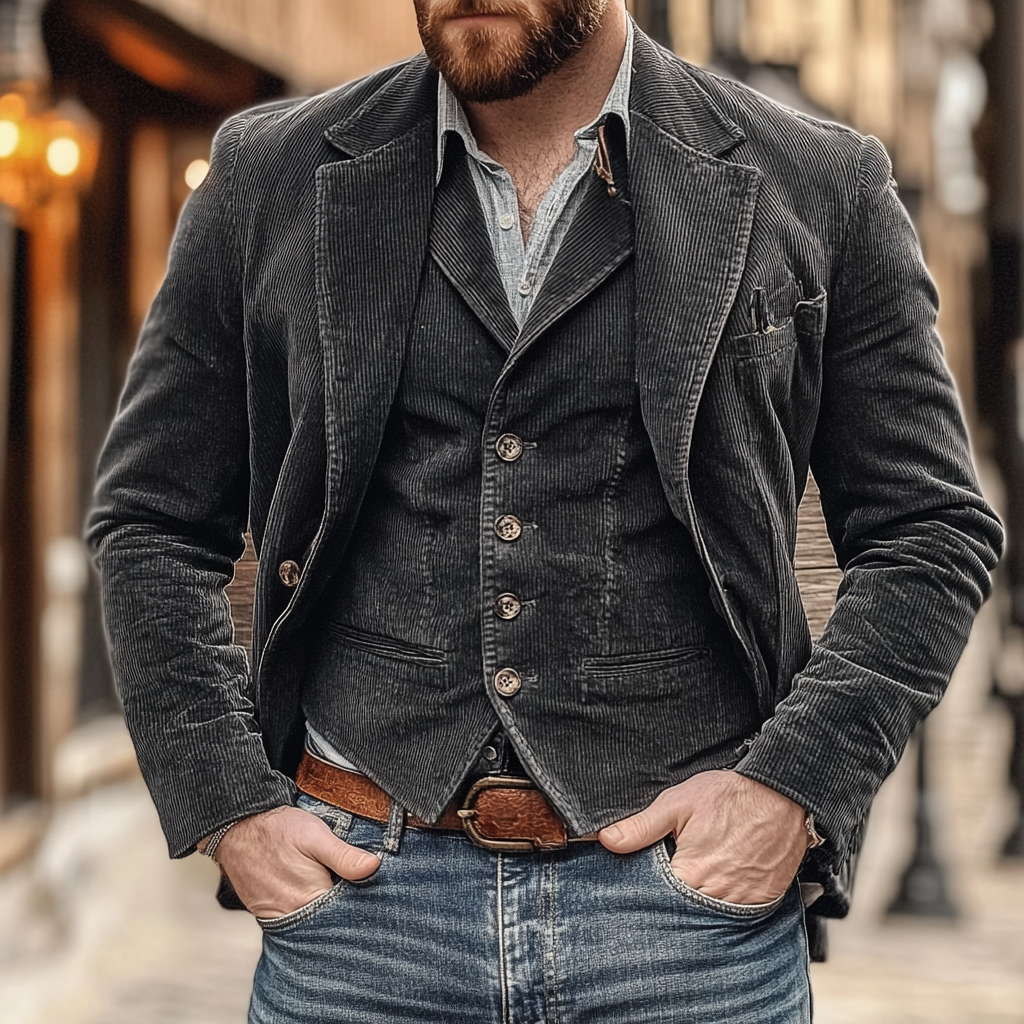 LÉONARD™ | VESTON ET GILET VINTAGE