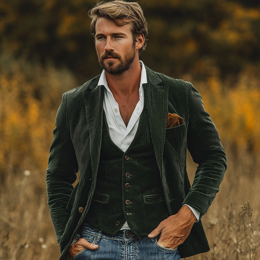 LÉONARD™ | VESTON ET GILET VINTAGE